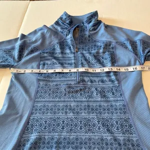 Calia by Carrie‎ Underwood quarter zip pullover. Baby blue size medium. Preowned thumbnail 7