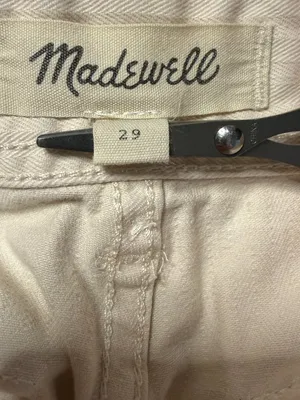 Madewell The Perfect Vintage Wide-Leg Pant: Utility Edition Women's 29 Linen Tan thumbnail 13