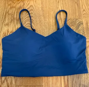 CRZ Yoga Sports Bra Size Medium Navy Blue thumbnail 1