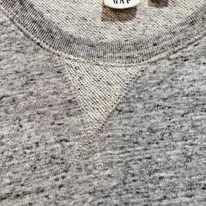 Gap Womens Sweatshirt dress crewneck Raglan sleeve Sm Gray thumbnail 2
