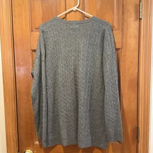 NWT A.New day women’s gray button cardigan sweater size xlarge. thumbnail 4