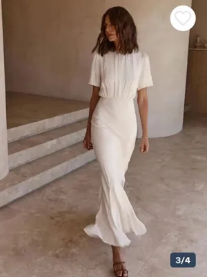 Dissh Campbell Oyster fishtail maxi Dress Cream Size 2 #luxury #designer #wedding thumbnail 2