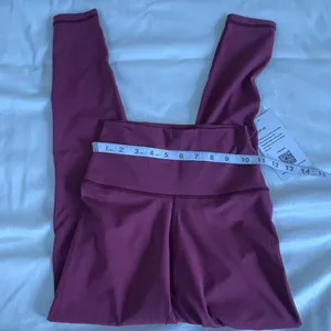 YUNOGA‎ Burgundy Yoga Leggings Size XS thumbnail 3