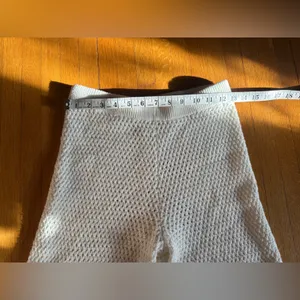 House of Harlow 1960 Cream Knit Wide-Legged Pants with Sequins, Size XS, NWOT thumbnail 4
