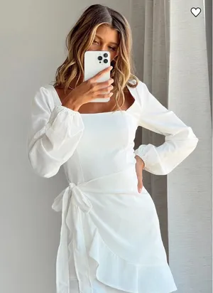 Princess Polly White Mini Dress thumbnail 1