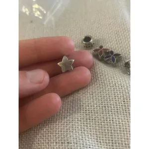 A490 charm bracket silver plated 5 pcs Gray thumbnail 4