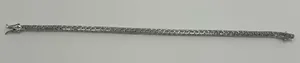Kay Jewelers Moissanite Diamond Tennis Bracelet 4mm Round Cut VVS Silver 9 Inch New No Pass thumbnail 1