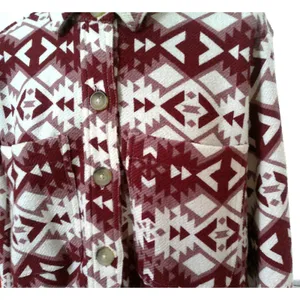 New NWT $85 Womens NWT S Ariat Fillmore Shirt Jacket Red Cream White Warm Button thumbnail 6