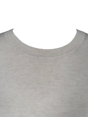Banana Republic women's linen colored long sleeve crewneck knit top size XS thumbnail 5