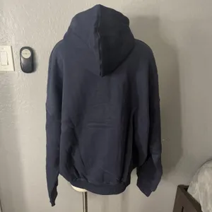 Comfrt cloud zip hoodie, Navy, XL Blue thumbnail 2