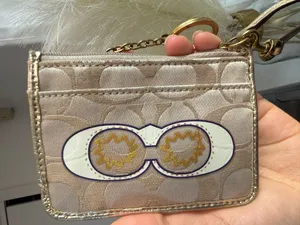 Vintage Coach Poppy Mini Skinny ID Card Case thumbnail 2