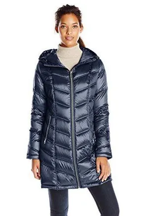 Calvin Klein Packable Puffer Jacket (Navy) thumbnail 1