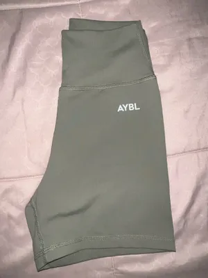 AYBL Green Biker Shorts thumbnail 4
