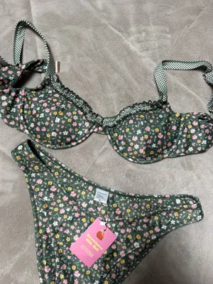 Strawberry Milk Mob Bikini Green Size XL thumbnail 3