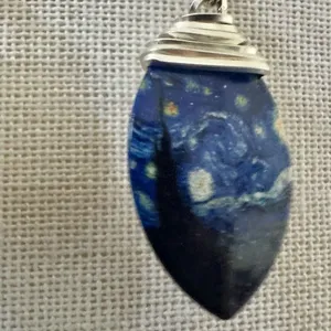 d’ears “Starry Night” Earrings – Vincent Van Gogh Artwork thumbnail 4