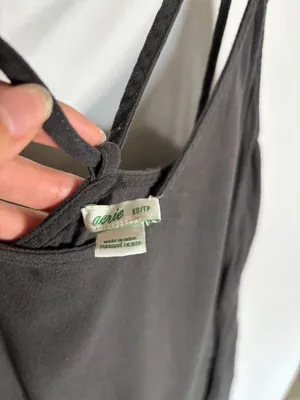 Aerie charcoal gray strappy mini dress size XS thumbnail 4