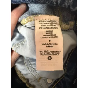 Free Assembly Full Wide Straight‎ High Rise Jeans Medium Wash Size 6 thumbnail 8