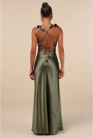Lulus Maxi Dress Green thumbnail 2