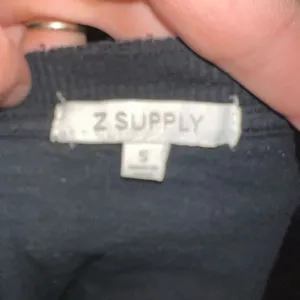 Z Supply black classic scoop neck distressed S shirt thumbnail 3