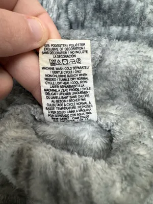 PINK Victoria’s Secret Grey Hooded Robe with Sequins Size Medium/Large thumbnail 7