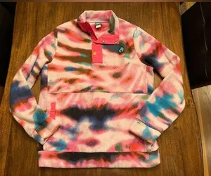 Teenage Tie Dye Tech Fleece Jacket Zumiez thumbnail 1