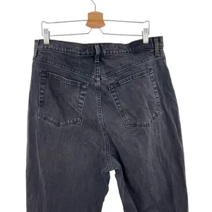 Abercrombie Curve Love Jeans Ultra High Rise 90s‎ Straight Black Size 34 18R thumbnail 9