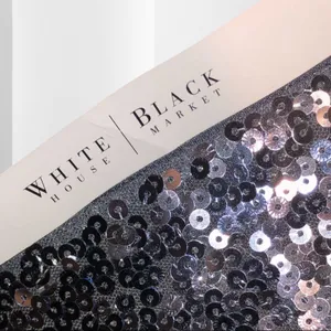 White House Black market sequined skirt Nwt thumbnail 8