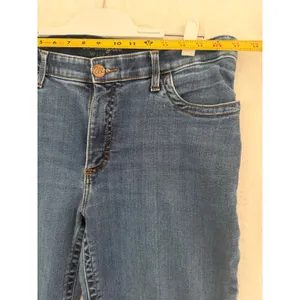 Wrangler Willow Mid Rise Straight‎ Leg Jeans Medium Wash Blue Denim Womens 30x31 thumbnail 4