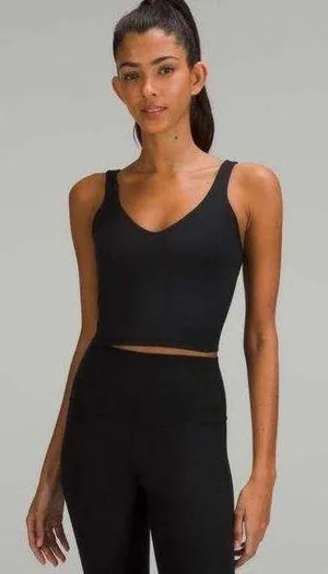Lululemon Align Ribbed Tank Top Black Size 6 thumbnail 1