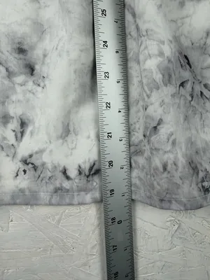 Lululemon Brisk‎ Stroll Skirt Gray White Marble Tie Dye Liner Shorts Womens 2 thumbnail 3