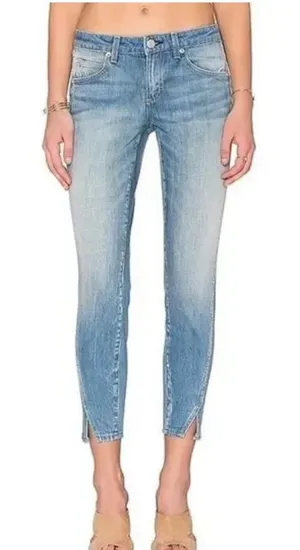 AMO Twist‎ Skinny in 70's Blue Size size 25 thumbnail 1