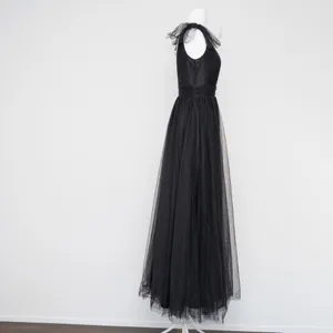 Betsy & Adam |‎ Gigi Long Ruffle Mesh Dress thumbnail 7