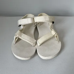 Teva Original Universal Sandals White Cream Gorpcore Outdoor Hiking Size 8 thumbnail 4