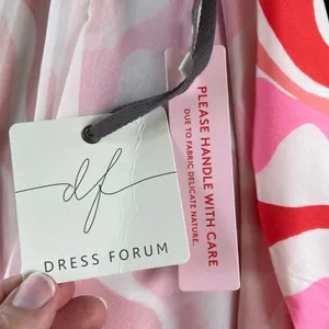 Dress Forum Los Angeles Women's Pink & Red Mini Wrap Dress Size L. NEW thumbnail 9
