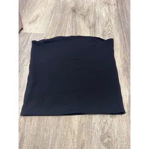 Babaton Contour Square Neck Long Sleeve Bodysuit Taupe & Black Tube Top Medium thumbnail 11