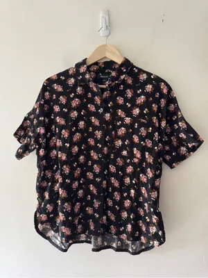 Madewell Corduroy Daily Shirt in Homestead Bouquet Floral Button Down thumbnail 2