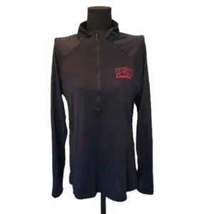 Under Armour Women's Gamecock Size Extra Large Long Sleeve Quarter Zip Heat Gear thumbnail 2