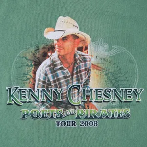 Anvil Vintage Y2K Kenny Chesney Poets and Pirates Tour 2008 Baby Doll Tee thumbnail 5
