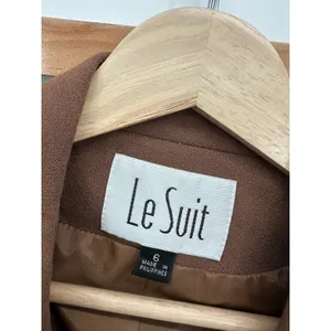 Le Suit Womens Brown 2 Piece Skirt Suit Set Blazer Pencil Skirt Size 6 Career thumbnail 6