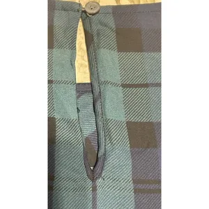 J.CREW Women’s XS Blue/Green Plaid Long Sleeve Blouse Preppy Office Holiday Top thumbnail 6