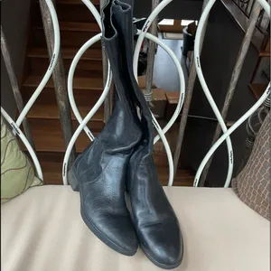 Sam Edelman Patton‎ Leather Riding Boots in Black Size 7 thumbnail 3