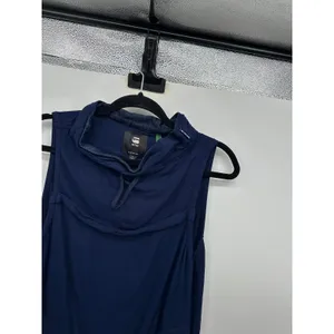 G-Star Raw Millery Mock Dress‎ Navy Blue Sleeveless Utility Shift Size S D20650 thumbnail 6