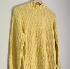 NWT J. Crew Factory Wool Mock Neck Sweater Extra Soft Yarn Yellow Small thumbnail 3