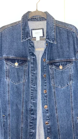 Forever 21 Long Denim Jacket thumbnail 2