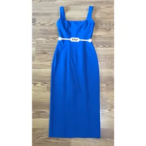 Elliatt Addilyn Bodycon Midi Dress Cobalt Blue Square Neck Chic size XS thumbnail 4