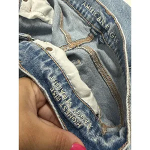 American Eagle Stretch Highest Rise Ripped Baggy Straight 10R‎ Streetwear thumbnail 3