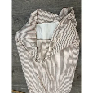 Quince‎ Stripe Organic Cotton V-Neck Strappy Sleeveless Maxi Dress w/ Pockets XL thumbnail 6
