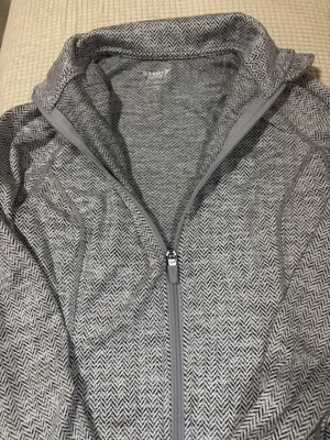 Old Navy Athletic Zip-Up Jacket Grey thumbnail 2
