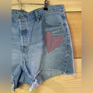 Levi’s 150th Anniversary Heart Patch Shorts thumbnail 3