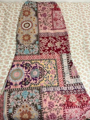 Boohoo Patchwork Paisley Print Maxi Skirt – US 4 – NWT thumbnail 3